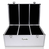 Aluminium CD DVD Bluray Storage Case Box 500 Discs SL - JVEES