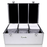 Aluminium CD DVD Bluray Storage Case Box 500 Discs SL - JVEES