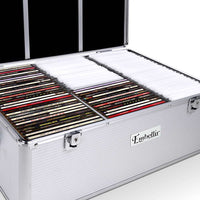 Aluminium CD DVD Bluray Storage Case Box 500 Discs SL - JVEES