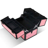 Portable Cosmetic Beauty Make Up Carry Case Box Pink - JVEES