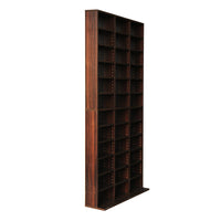 Adjustable CD DVD Book Storage Shelf Brown - JVEES