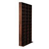 Adjustable CD DVD Book Storage Shelf Brown - JVEES