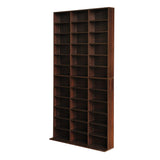 Adjustable CD DVD Book Storage Shelf Brown - JVEES