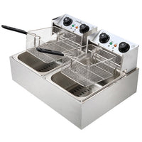 5 Star Chef Deep Fryer w/ Twin Basket - JVEES