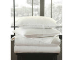 Claudette White Large 100% Cotton Comforter Set by MM Linen - Queen/King - JVEES