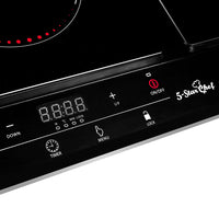 5 Star Chef Induction Cooktop Portable Duo - JVEES