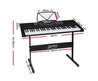 61 Keys Electronic Piano Keyboard LED Electric w/Holder Music Stand USB Port - JVEES