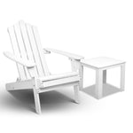 Adirondack Foldable Deck Chair & Side Table Set - JVEES