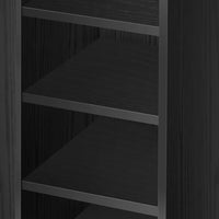 2 Doors Shoe Cabinet Storage Cupboard Black - JVEES