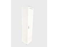 Single Door Multipurpose Cupboard - White - JVEES