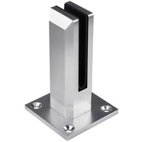 Frameless Glass Aluminium Mount Square