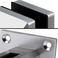 Frameless Glass Aluminium Mount Square - JVEES