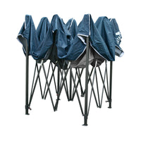 3m x 3m Pop-up Garden Outdoor Gazebo Navy - JVEES