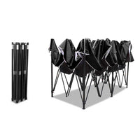 3mx6m Pop-up Garden Outdoor Gazebo Black - JVEES