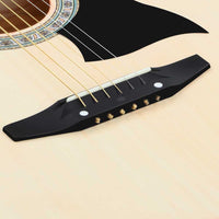 38 Inch Wooden Acoustic Guitar Natural - JVEES