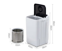 Portable Washing Machine Black - 4.6 KG - JVEES