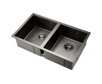 Kitchen Sink with Waste Strainer Black - 77 x 45cm - JVEES