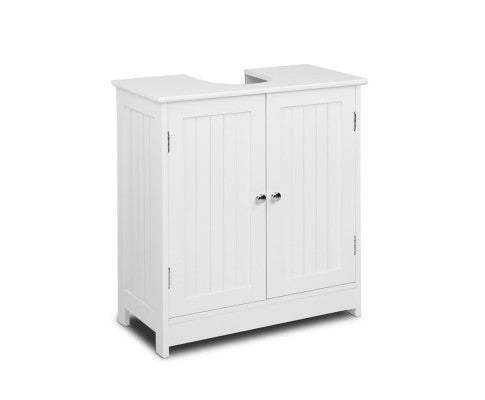 Pedestal Sink Storage Cabinet White - JVEES