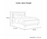 York Queen Bed - JVEES