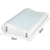 Set of 2 Cool Gel Top Memory Foam Pillow - JVEES