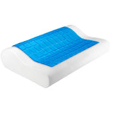 Set of 2 Cool Gel Top Memory Foam Pillow - JVEES