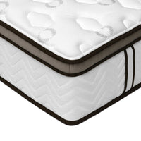 Latex Euro Top Pocket Spring Mattress Back Support Double - JVEES