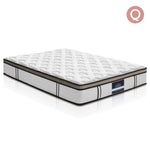 Latex Euro Top Pocket Spring Mattress Back Support Queen