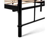 Queen Metal Bed Frame Black - JVEES