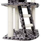 Cat Scratching Poles Post Furniture Tree House Condo Black Grey - JVEES