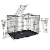 42 Inch Metal Collapsible Dog Cage - JVEES