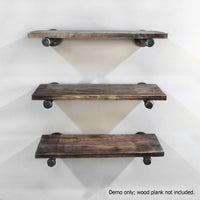 Set of 6 Rustic Vintage Bracket Mount 8" - JVEES