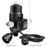 Adjustable Pressure Switch Water Pump Controller Black - JVEES
