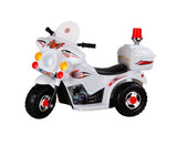 Kids Ride on Motorbike - White - JVEES