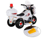 Kids Ride on Motorbike - White - JVEES