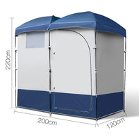 Weisshorn Camping Shower Tent - Double - JVEES