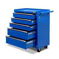 5 Drawers Roller Toolbox Cabinet  Blue - JVEES