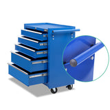 5 Drawers Roller Toolbox Cabinet  Blue - JVEES