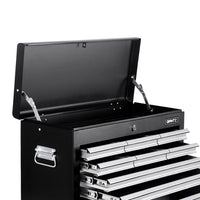 9 Drawers Tool Box Chest Black/Grey - JVEES