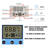 30A 12V-24V LCD Display PWM Solar Panel Regulator Charge Controller & Timer PWN - JVEES